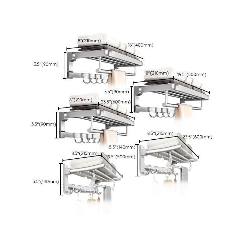 Metal Bathroom Hardware Set Adhesive Mount Bathroom Accessory Kit