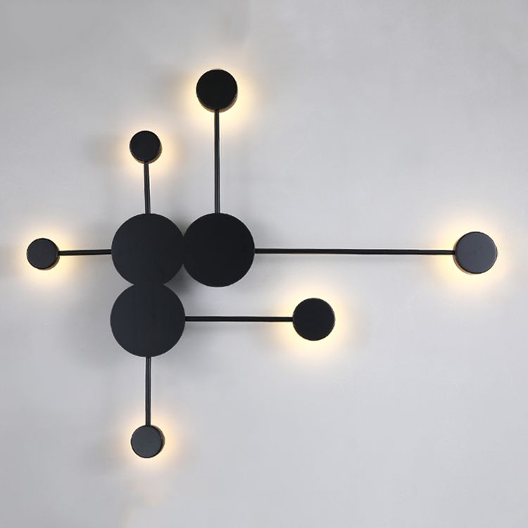 Géométrie Forme des lumières murales en métal Modern Style 6 Lampes de montage mural clair
