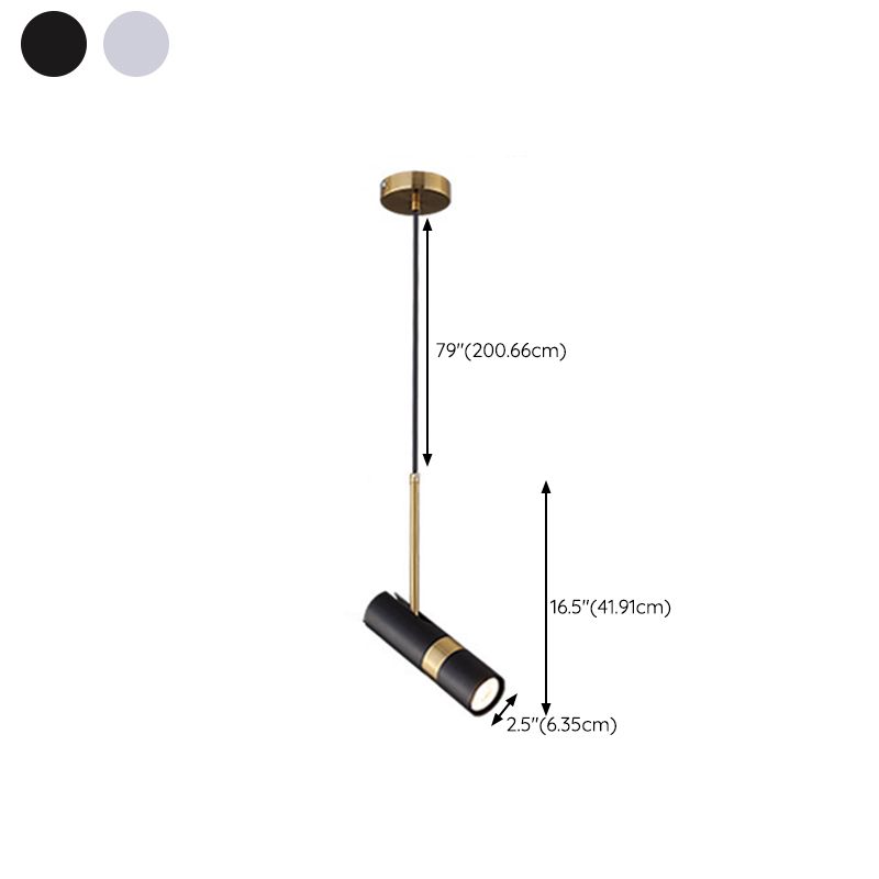 Metal Cylinder Wall Light Sconces Modern 1 Light Wall Mounted Lamp