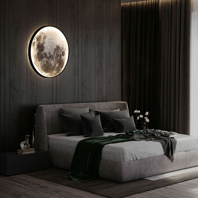 Contemporary Circle LED Wall Light Household Wall Lighting Fixture for Living Room