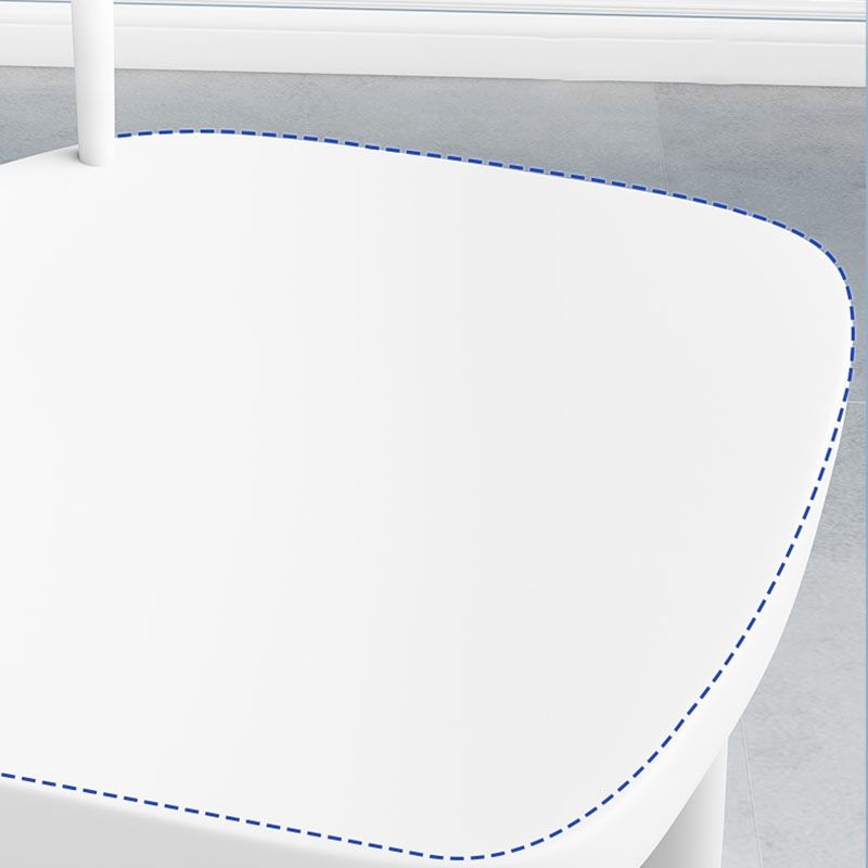 Silla lateral trasera Windsor colorida escandinava de plástico que cena la silla sin brazos
