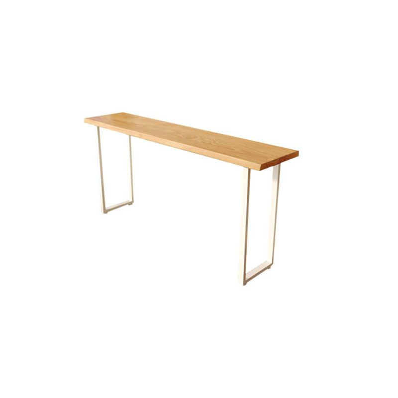 Industrial Rectangle Bar Table Set 1/4 Pcs Solid Wood Bar Table and Bar Stool