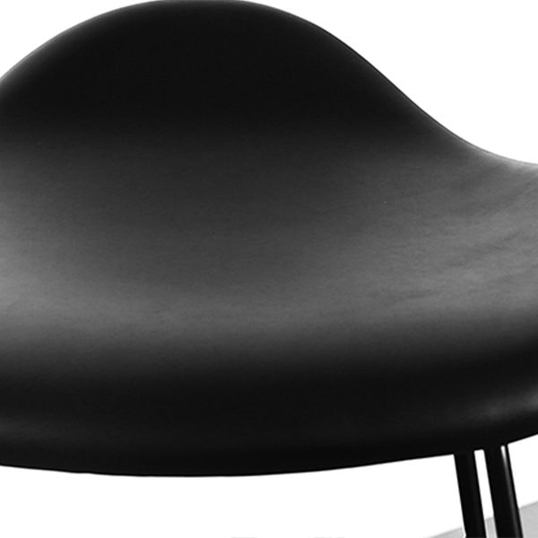 Barhocker aus Metall im Industriestil, Schalensitz, Schlittenbeine, Thekenhocker für die Küchenbar