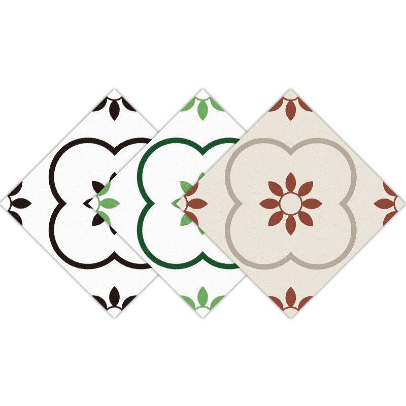 Peel & Stick Vinyl Flooring Light Patterned Vinyl Flooring with Square Edge