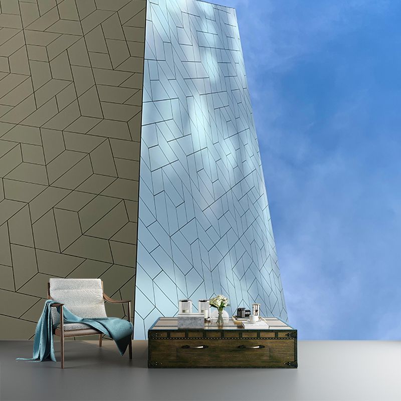 Eco-Friendly Style Building Mural Horizontal Photography Meeting Room Wall Mural