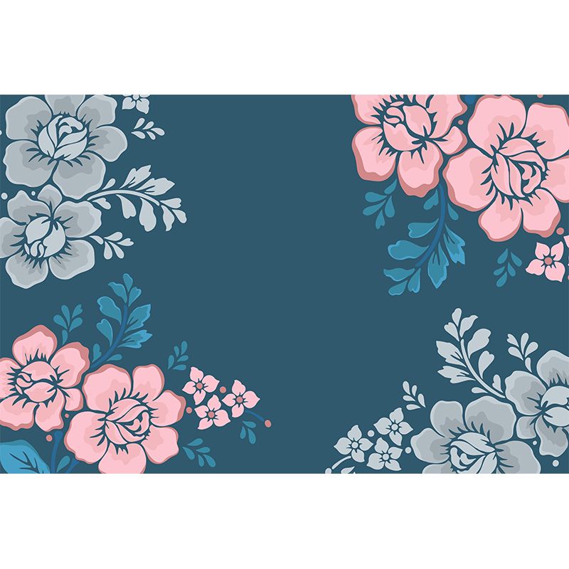 Tropical Style Illustration Plant Mural Eco-friendly Decorative Wallpaper Wall Decor