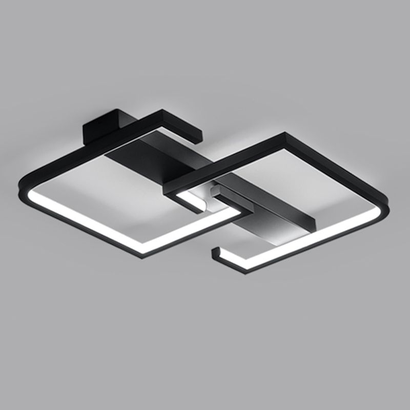 Lineare Eisen-Unterputzleuchte im modernen Stil für das Wohnzimmer