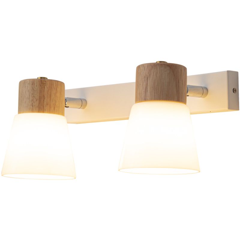 Nordic Wooden Wall Light Fixture Minimalist Wall Light Sconce for Bedroom