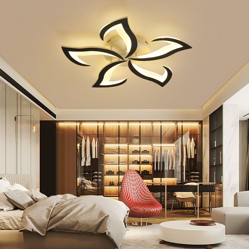 Modern Unique Shape Flush Mount Ceiling Fixture Flush Ceiling Lights for Dining Room