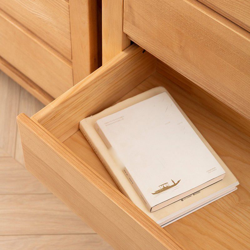 Traditional Style Storage Chest Dresser Solid Wood Dresser with Drawers