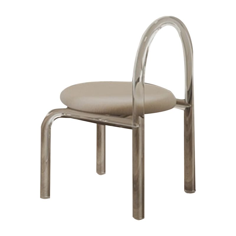 Solid Wood Top Dining Set 1/2/3/4/5 Pcs Kitchen Table and Chairs with Acrylic Frame