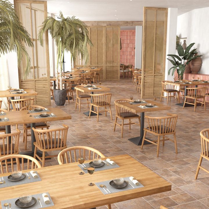 Modern Wood Dining Table Set 1/3/5 Pieces Dining Set for Home Use