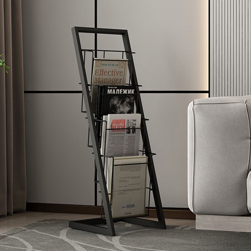 Libreria per la scala industriale in metallo scaffale verticale per home office