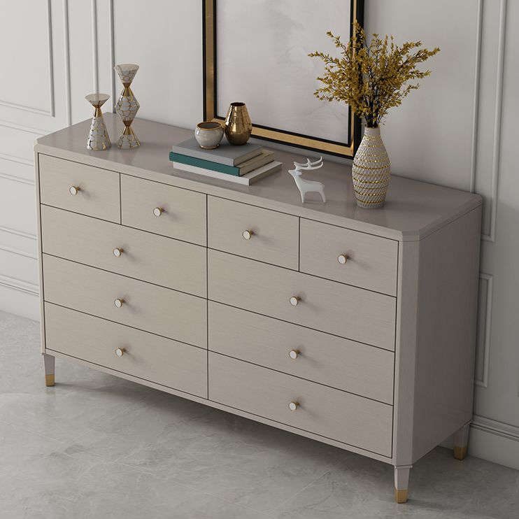 Classic Glam Chest Wooden Storage Chest Dresser with Drawers