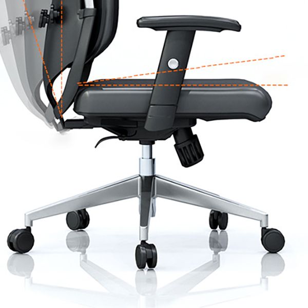 Modern Desk Chair Leather Computer Chair Executive Chair with Wheels