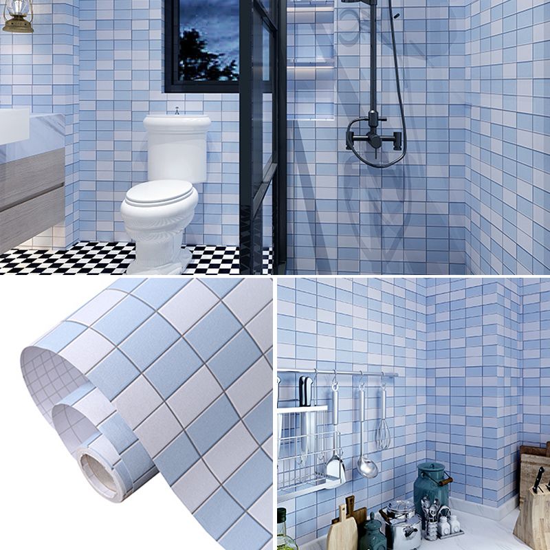 Colorful Mosaic Peel & Stick Tile Water-resistant Shower Wallpaper