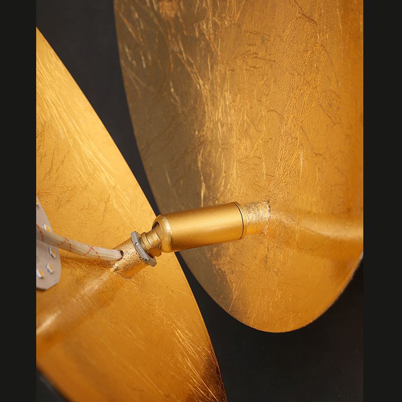 Modern Minimalist Style Circular Wall Sconce Lighting Metal Wall Mount Light for Bedroom