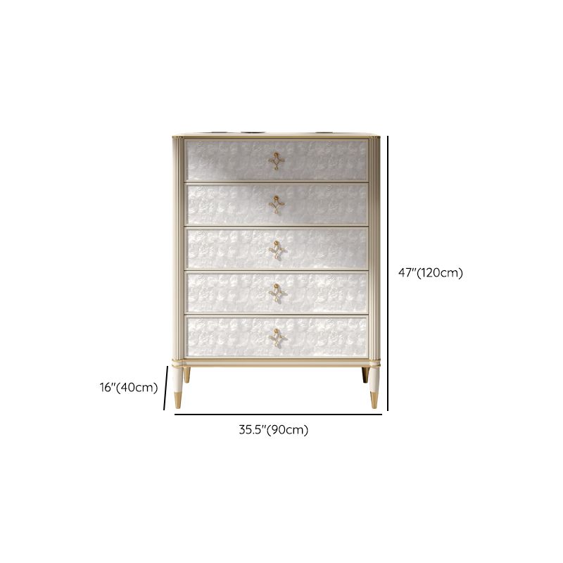 Modern Storage Chest Gold Storage Chest Dresser with Drawers