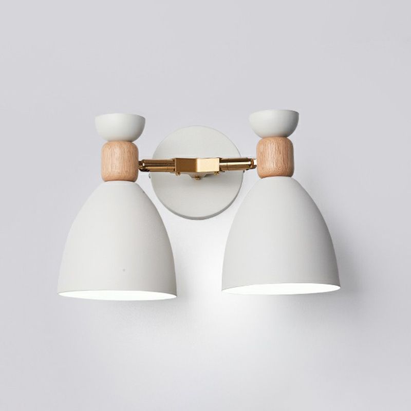 Nordique LECTER LECTURE DE LECTURE NORDIQUE LETURE MUR MURS AVEC DE L'OBEIE MÉTALES POUR CHAMBRE