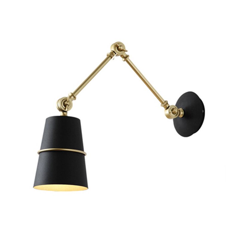 Metal Geometric Shape Wall Light Industrial Style 1 Light Wall Light Sconce