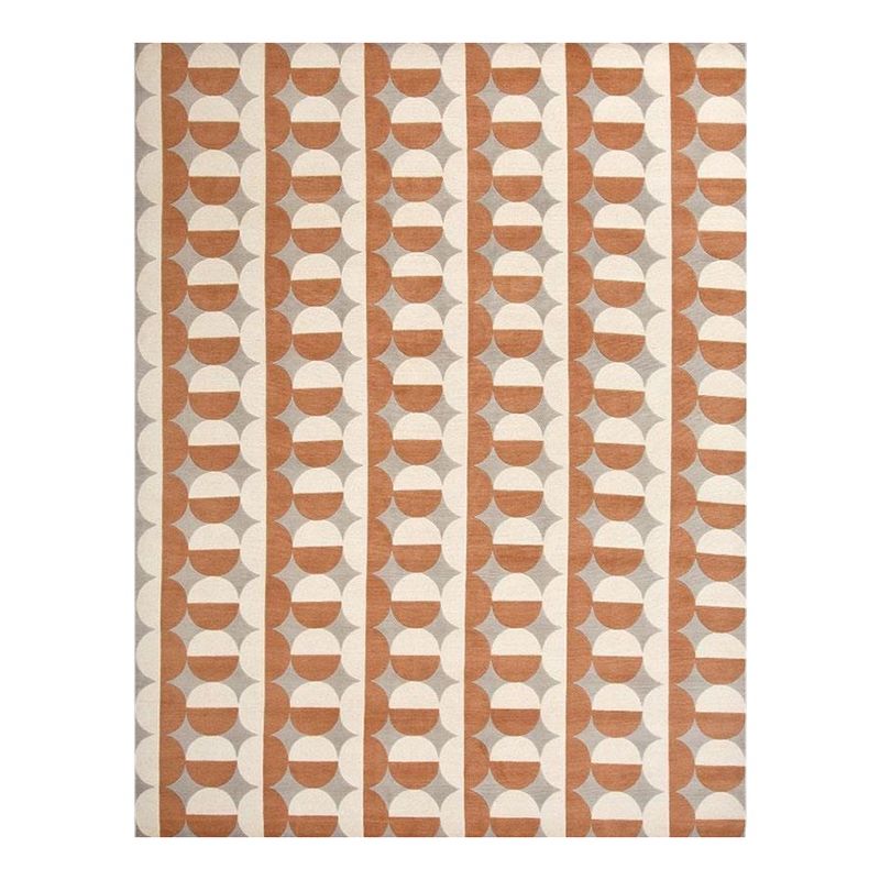Geometric Decoration Area Rug Rectangle Polyester Stain Resistant Indoor Rug