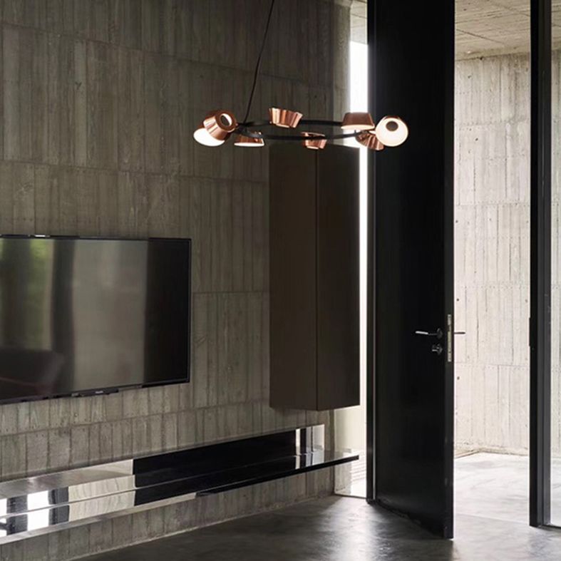 Lustre en métal lustre pendentif post-moderne pour salon pour salle à manger