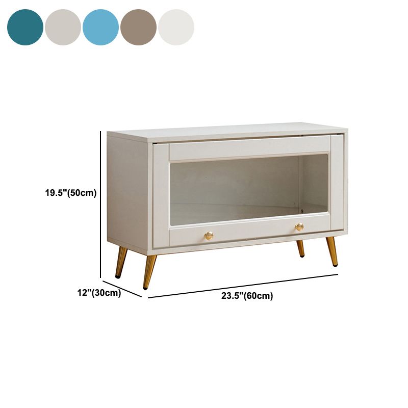 Urban Closed Back Standard Wood Shelf Bookcase for Living Room