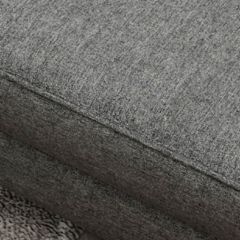Washable Linen Sectional 129.92" L Square Arm Sectional for Living Room