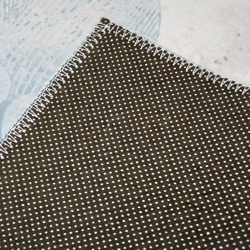 Buntes Teppich aus der Mitte des Jahrhunderts künstlerischer blumbarer Teppich Friendliger waschbarer Teppich für Wohnkultur