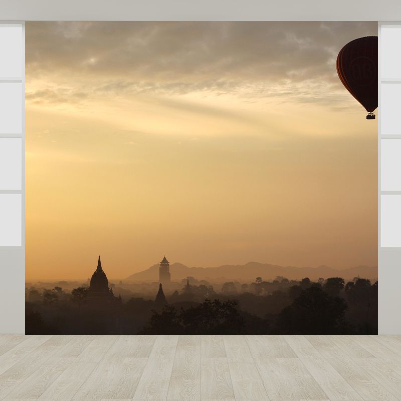 Modern Stain Resistant Wall Mural Sky Photography Living Room Wall Mural