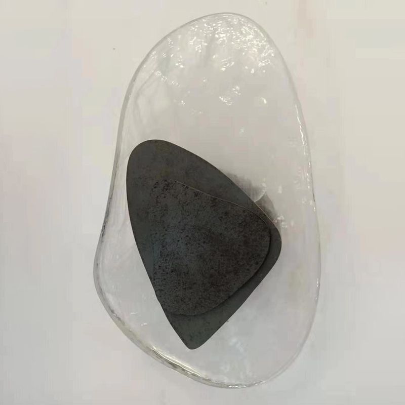 Illuminazione a parete di vetro contemporanea a 1 luce geometrica di sconde per soggiorno