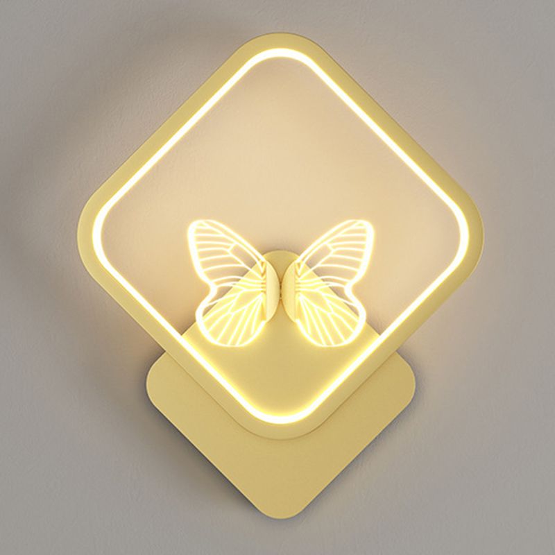 Metal Geometric Wall Mounted Lamps Modern Style 2 Lights Wall Lighting Fixtures