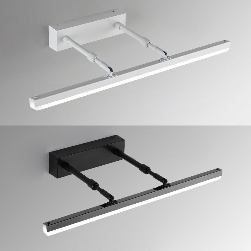 Accesorio de lámparas de espejo LED de estilo moderno nórdico Smart Smart ajustable Mirror de luz para baño