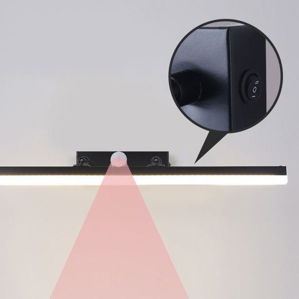 Accesorio de iluminación de pared luz de pared de metal led simple para el baño