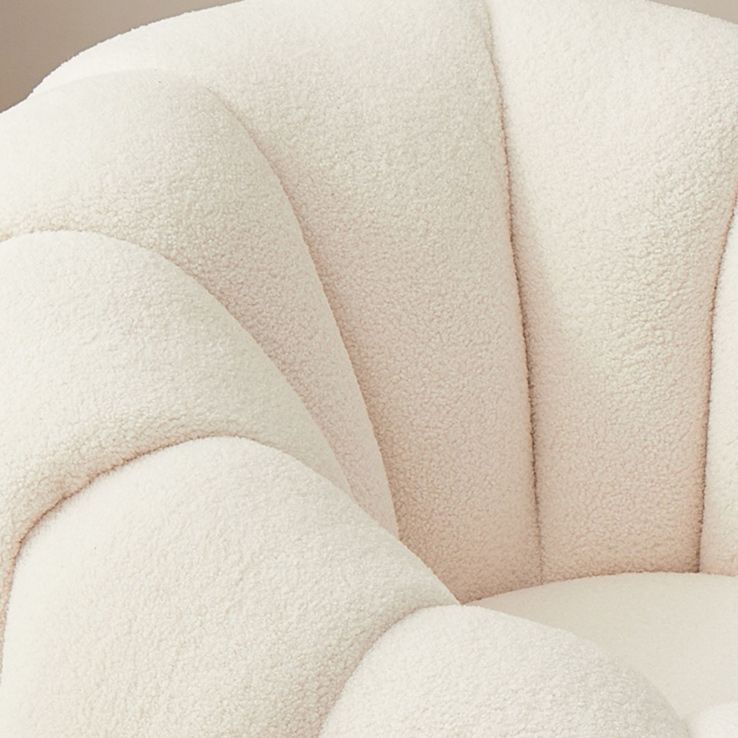 Contemporary Papasan Chair with Sewn Pillow Back and Solid Wood Frame