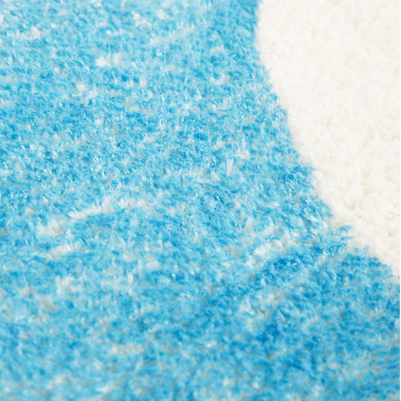 Nordic Ombre Pattern Rug Polyester Indoor Rug Non-Slip Backing Area Carpet for Home Decoration