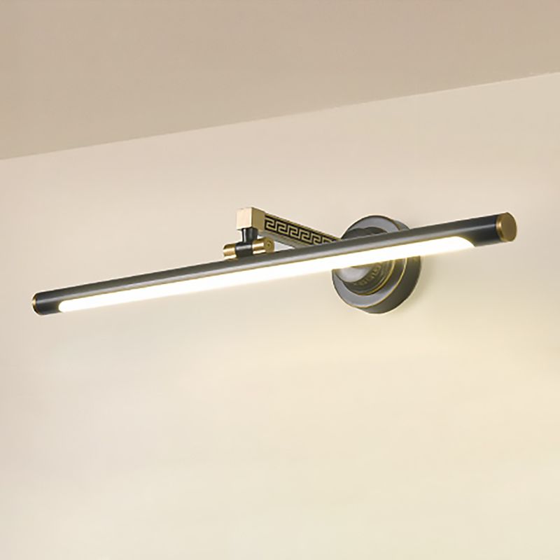 LED Metall Waschtischlampe Klassiker Schwarz verlängerte Badezimmerleuchte im natürlichen Licht, 14 "/18"/23 "W.