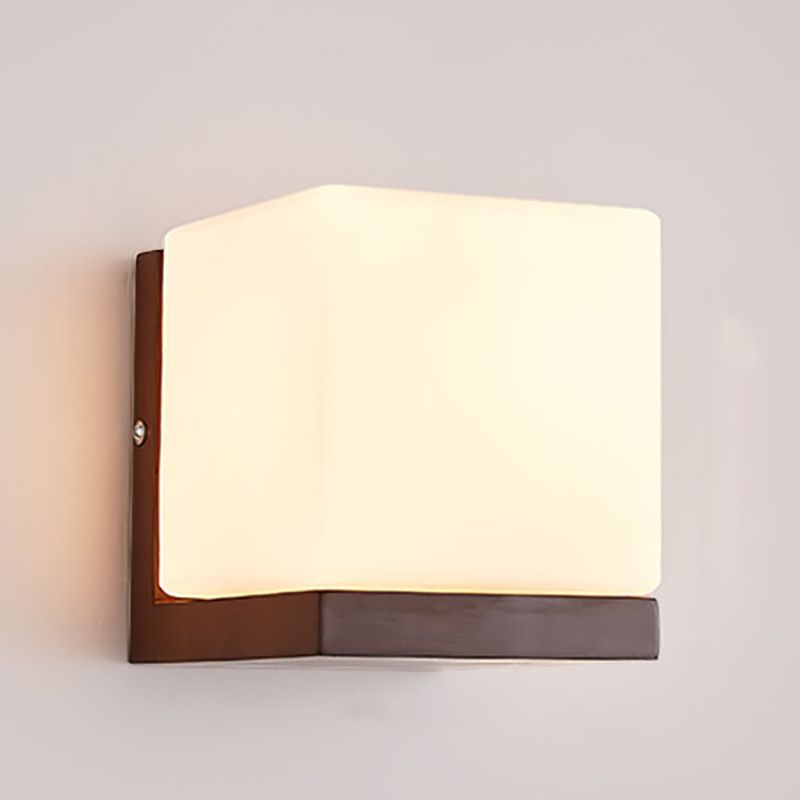 Lumières murales en bois de style moderne Lumières murales créatives pour le salon de la chambre à coucher de l'hôtel