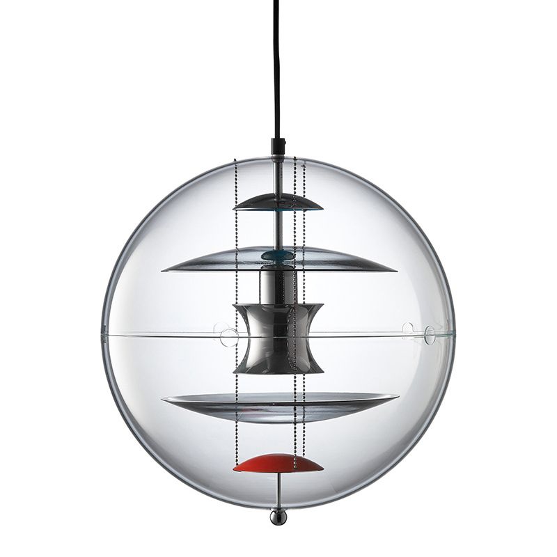 Spherical Ceiling Pendant Light Simplicity Style Glass Pendant Light for Restaurant