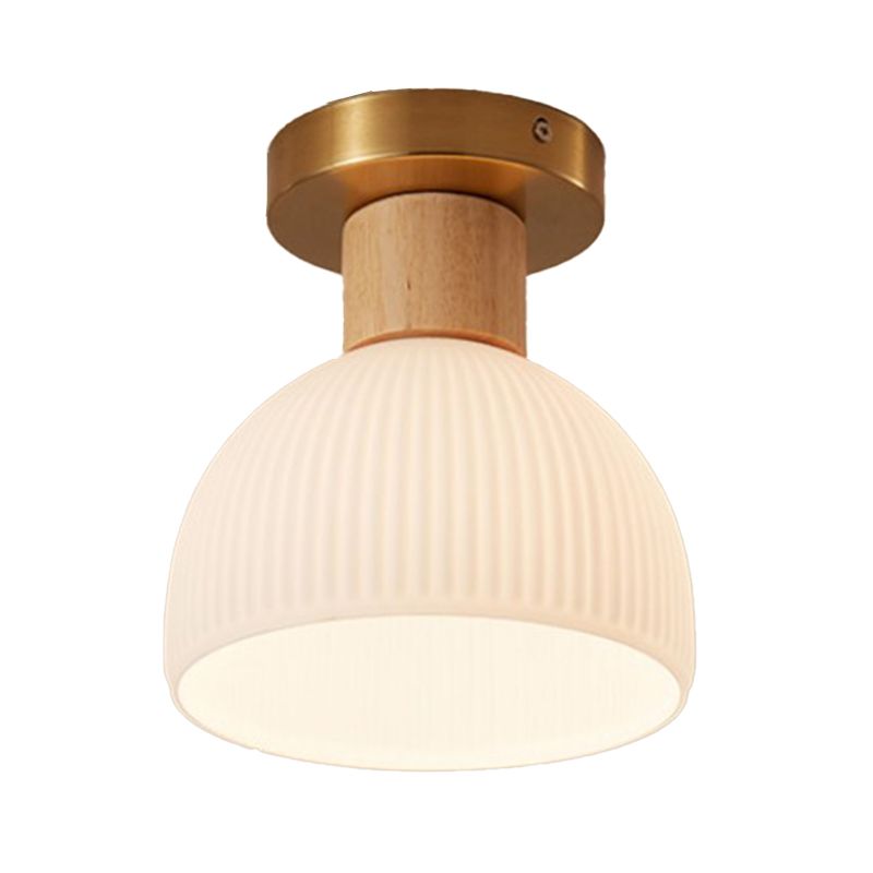 Creative Glass Shade Ceiling Light Contemporary Flush Mount Light Fixture