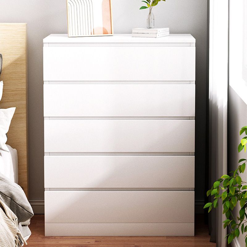 16" W Wooden Chest Modern Style Storage Chest Dresser with Drawers and Doors