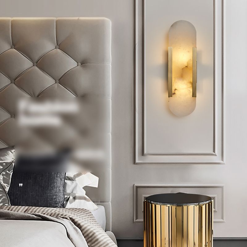 Simplicity Wall Lighting Fixture Marble Wall Sconce Light for Bedroom