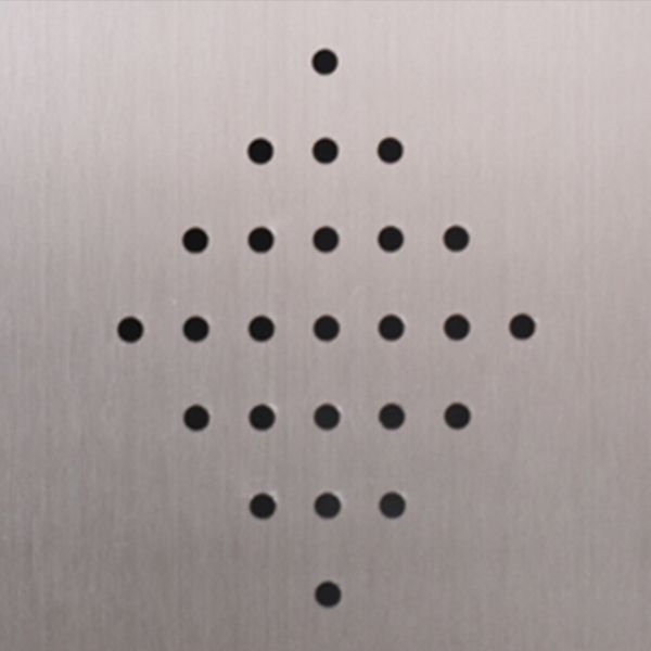 Stainless Steel Modern Storage Cabinet Chrome Metal Cabinet with Hinged Doors