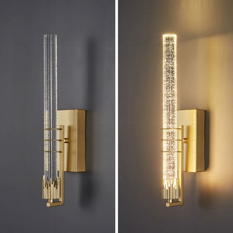 Leichter extravaganter Stil linearer Wandleuchten Kristall 1 Leichte Leuchten