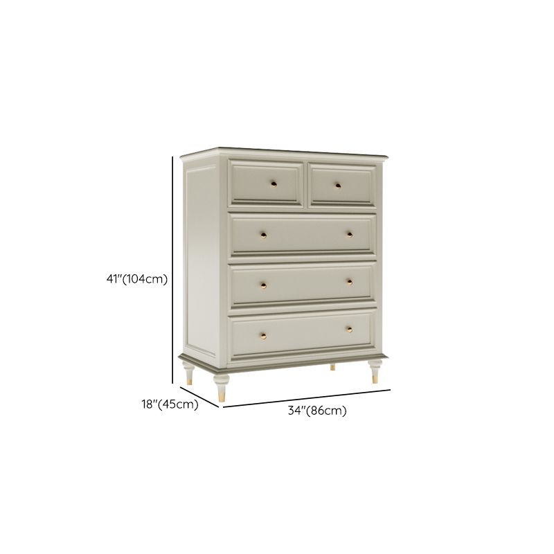 Traditional Storage Chest Solid Wood Dresser with 9/8/7/5 Drawers