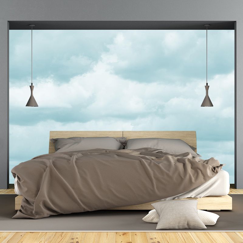 Sky View Mural Wallpaper Modern Style Mildew Resistant for Dining Room