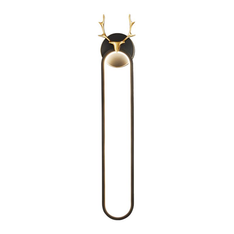 Contemporary Wall Sconce Copper LED Sconce Light Fixture for Bedroom