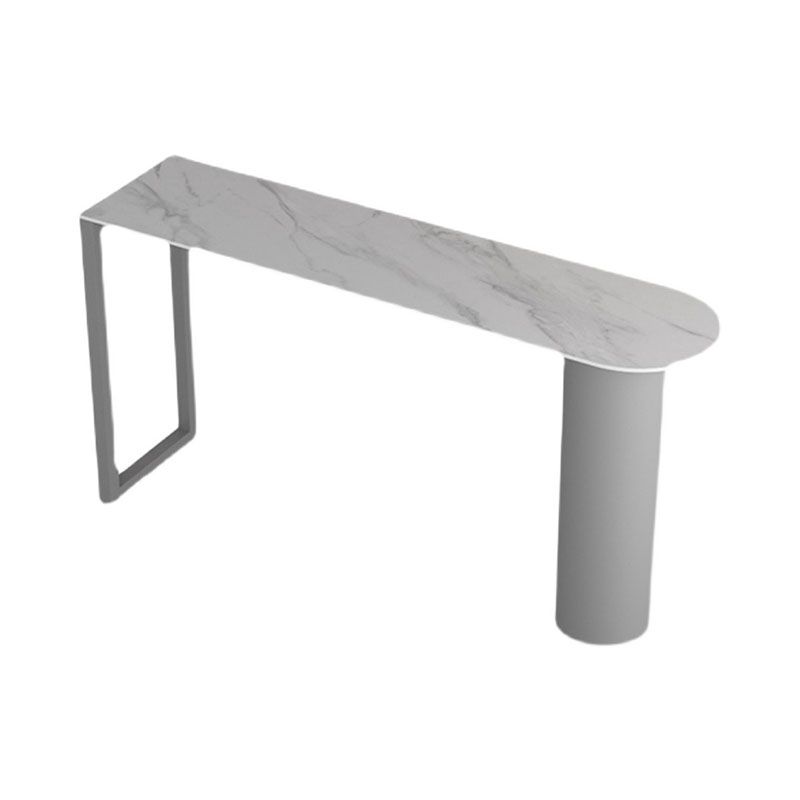 Modern Stone Bar Table Set 1/3/5 Pieces Counter Table with Backless Stools