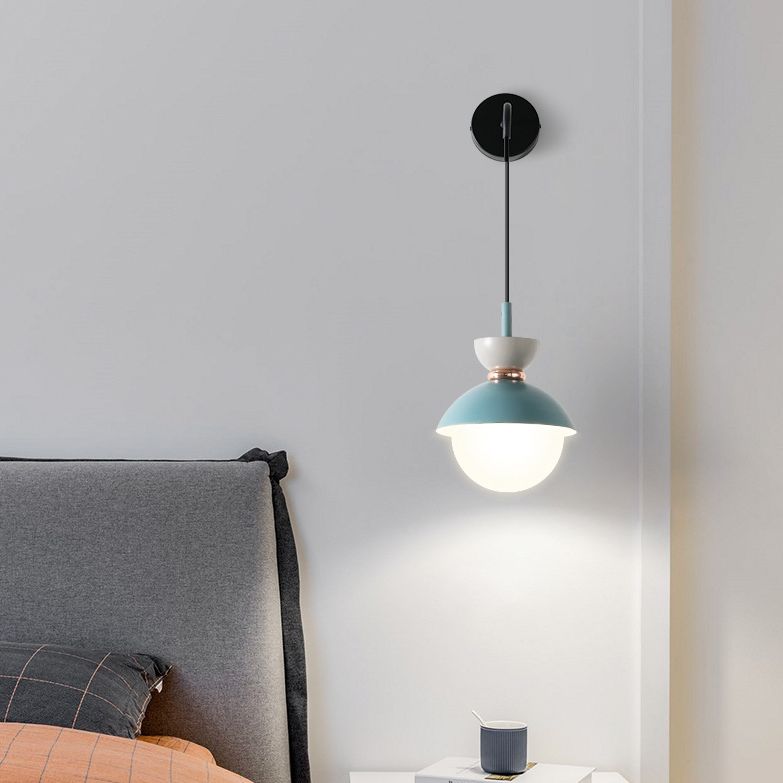 Macaroon Mini Wall SCONCE NOORDISCHE KNOORTE KLIJSTE INDOR Decoratie Wandverlichting voor slaapkamergang