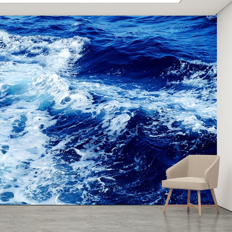 Decorative Photography Mural Wallpaper Sea Wave Indoor Wall Mural